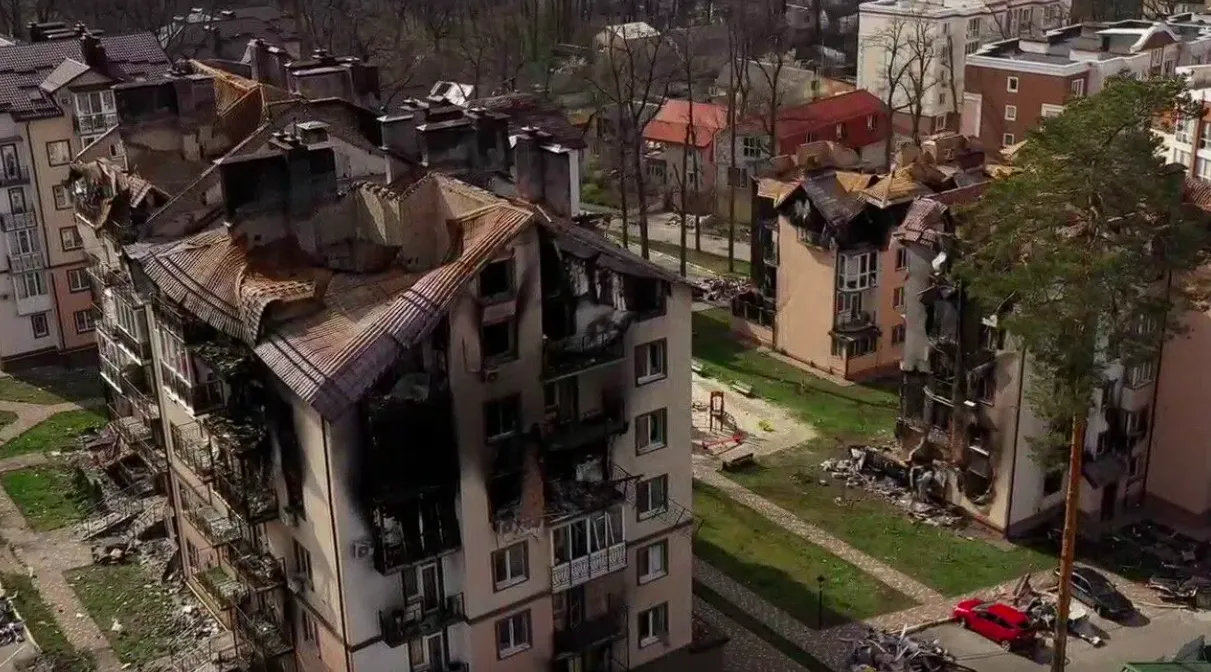 Мэр Ирпеня опубликовал видео разрушений в городе