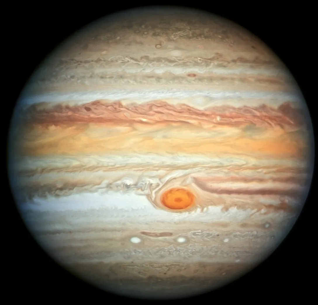 NASA показало новый снимок Юпитера