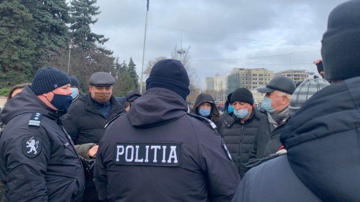 В центре Кишинёва протестуют фермеры