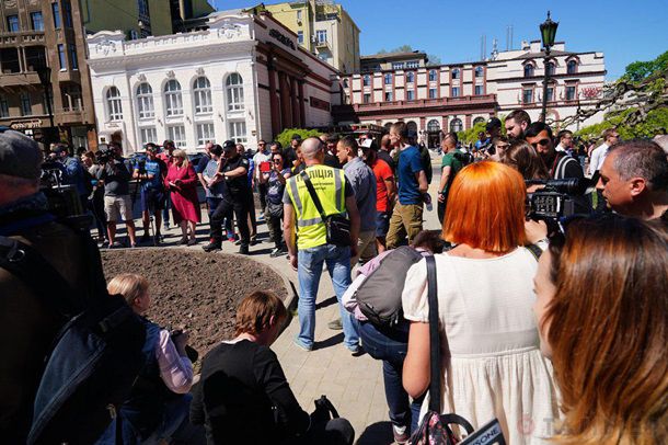 В Одессе активисты помешали провести марш