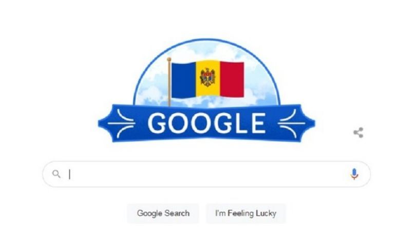 Google поздравил Молдову с Днём независимости