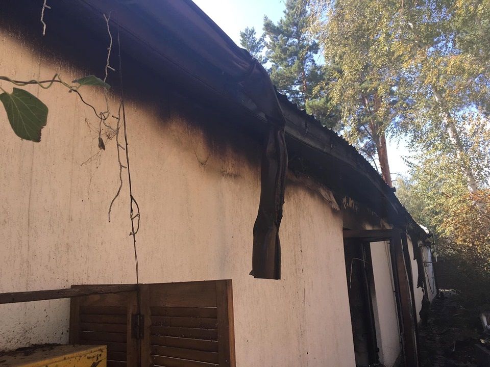 Опубликованы фото последствий пожара в доме экс-главы Нацбанка Украины