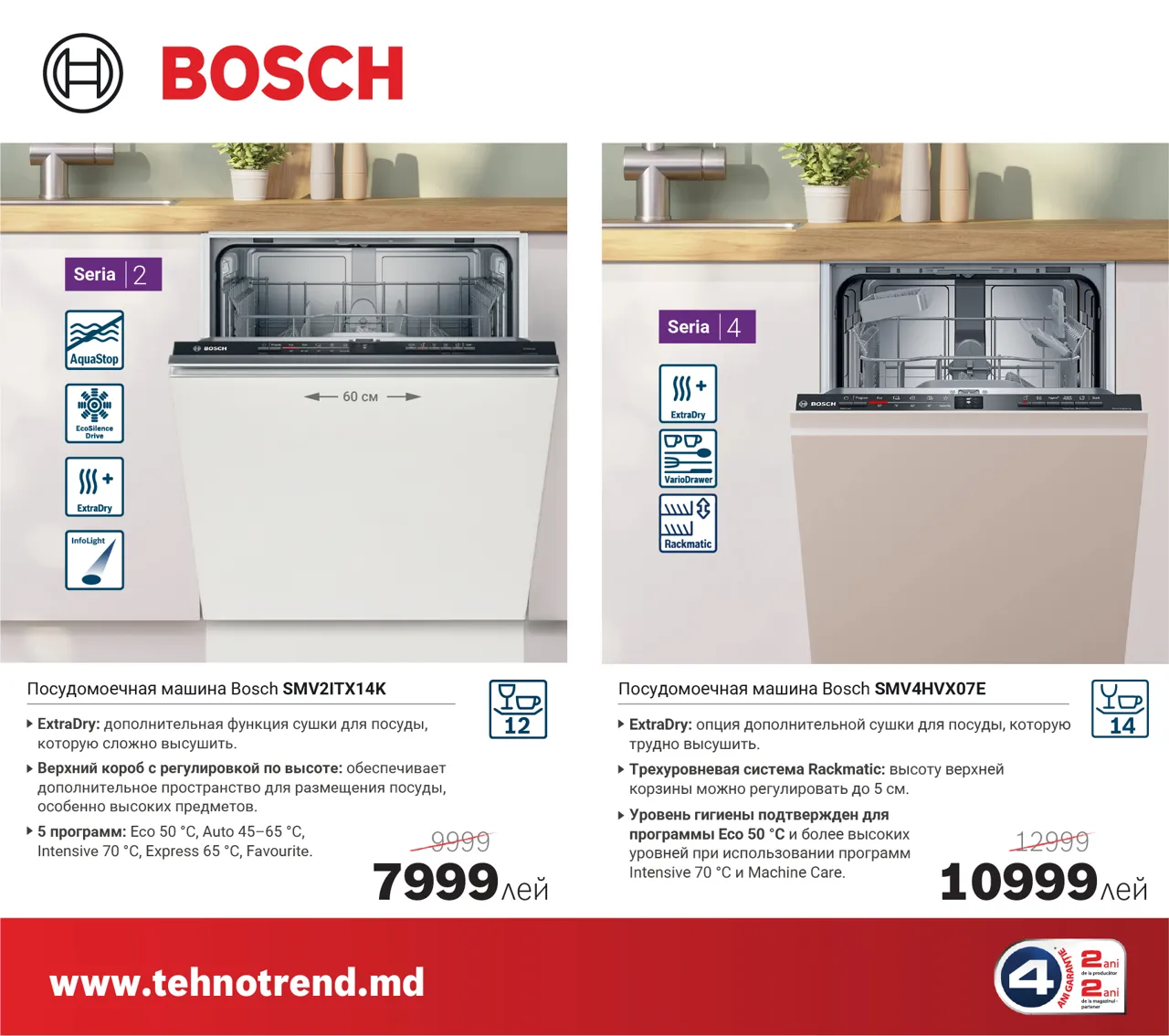 Bosch: Сколько можно сэкономить на бытовой технике в июне
