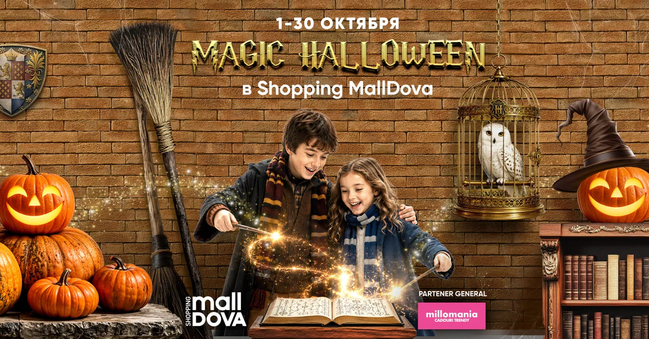 Shopping MallDova приглашает всех на Magic Halloween