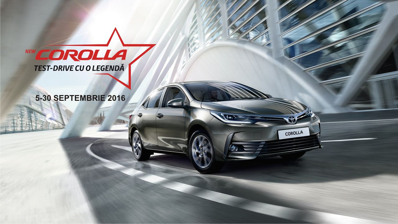 Toyota vă prezintă cu mândrie noua Corolla ®