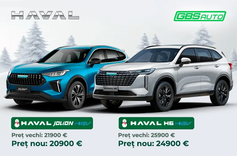 GBS: Ofertă de Anul Nou pentru SUV-urile Haval