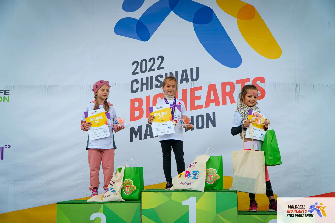 Moldcell Big Hearts Kids Marathon определил чемпионов