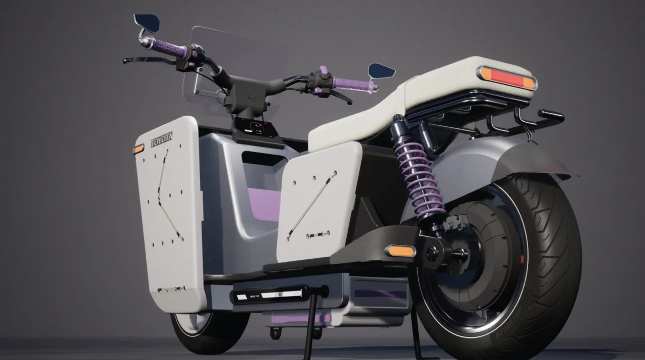 Альтернатива автомобилю: Toyota показала оригинальный электроскутер с багажником