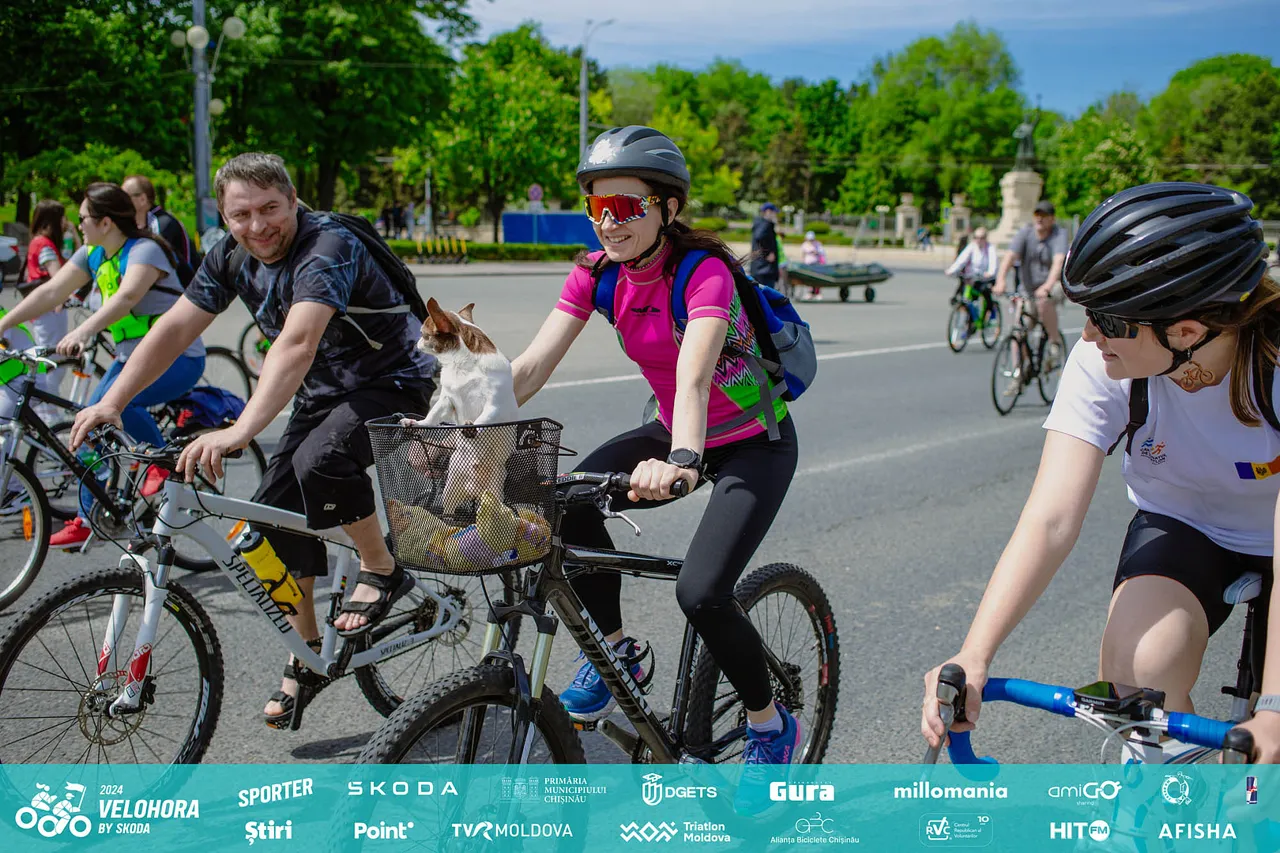 В Кишиневе состоялся праздник велоспорта – VeloHora by Skoda