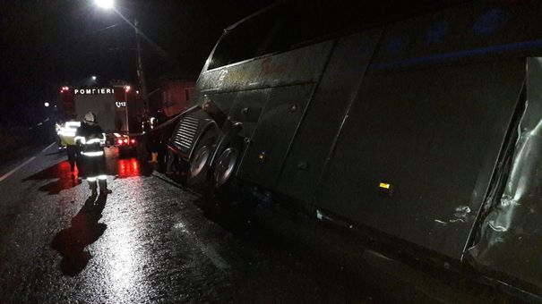 Автобус из Кишинева попал в ДТП в Румынии
