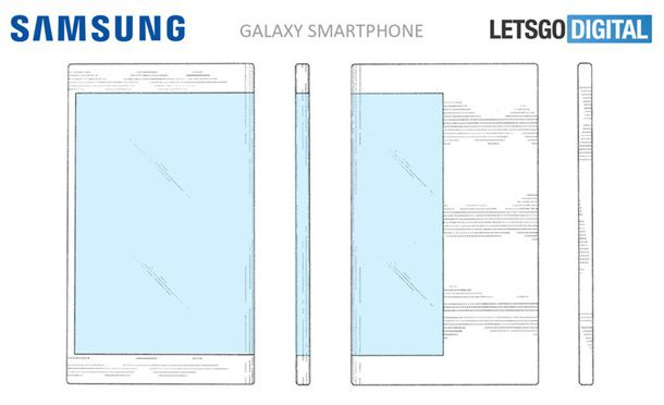 Samsung запатентовала обернутый в экран смартфон