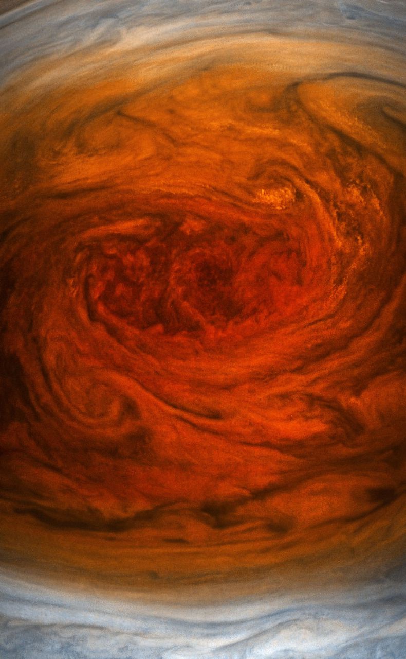 NASA a publicat imagini uimitoare cu „Marea Pată Roșie” de pe Jupiter