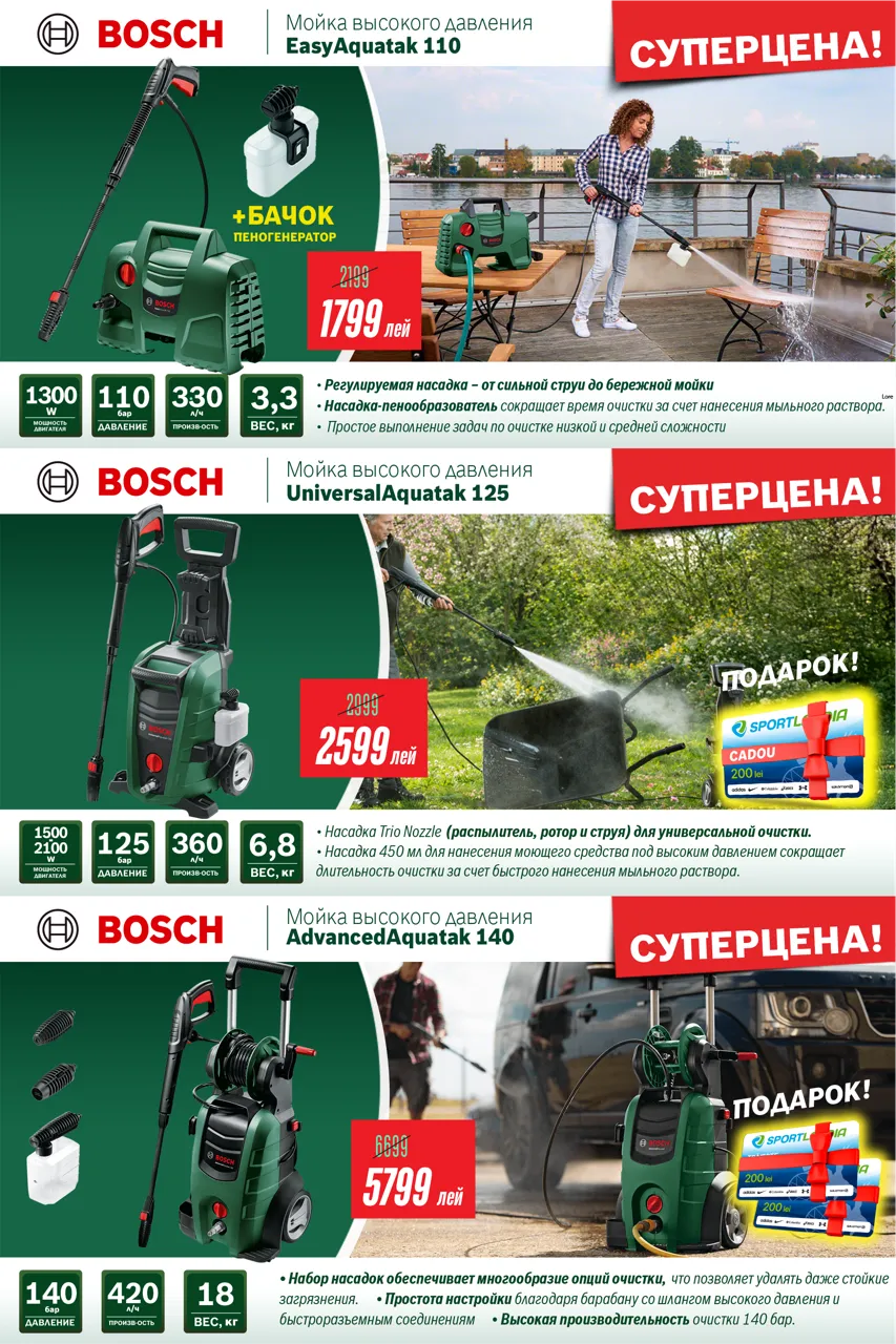 Выбирайте Bosch сегодня — экономьте завтра и получайте подарки уже сейчас