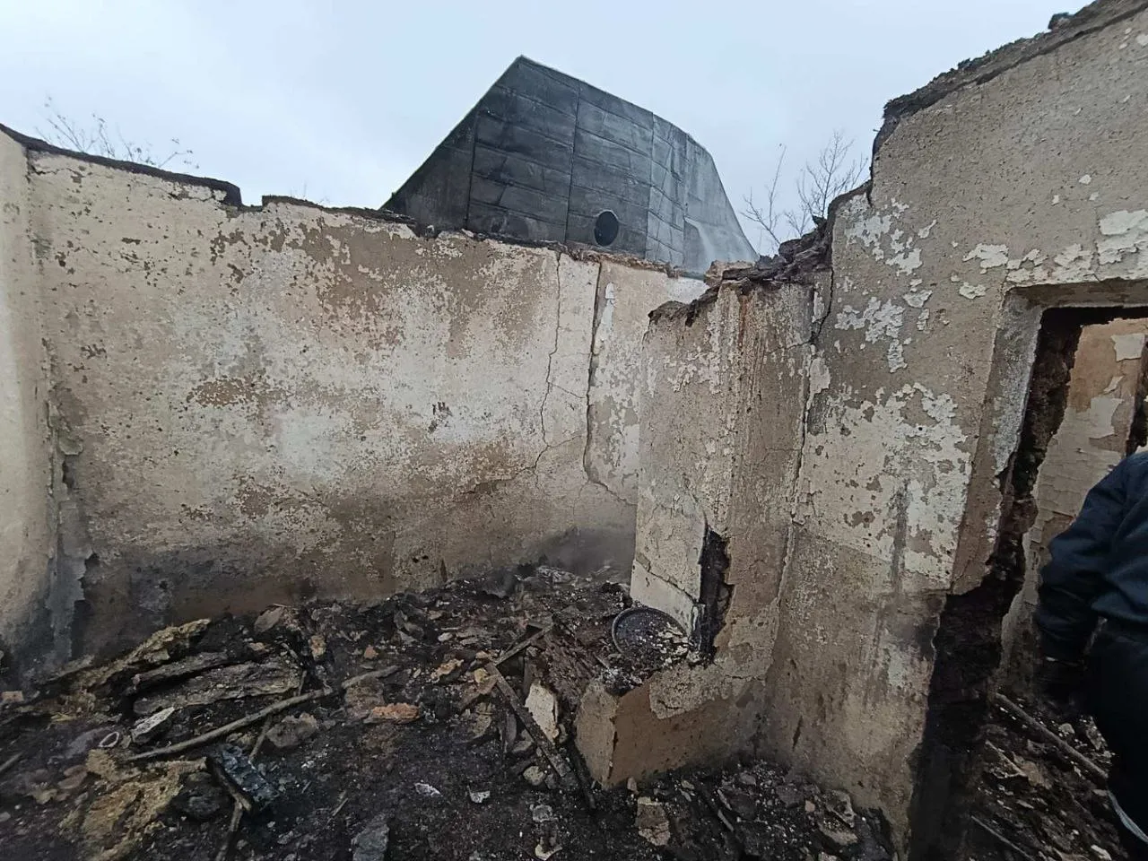 Incendiu în raionul Sângerei: Un bărbat și-a pierdut viața