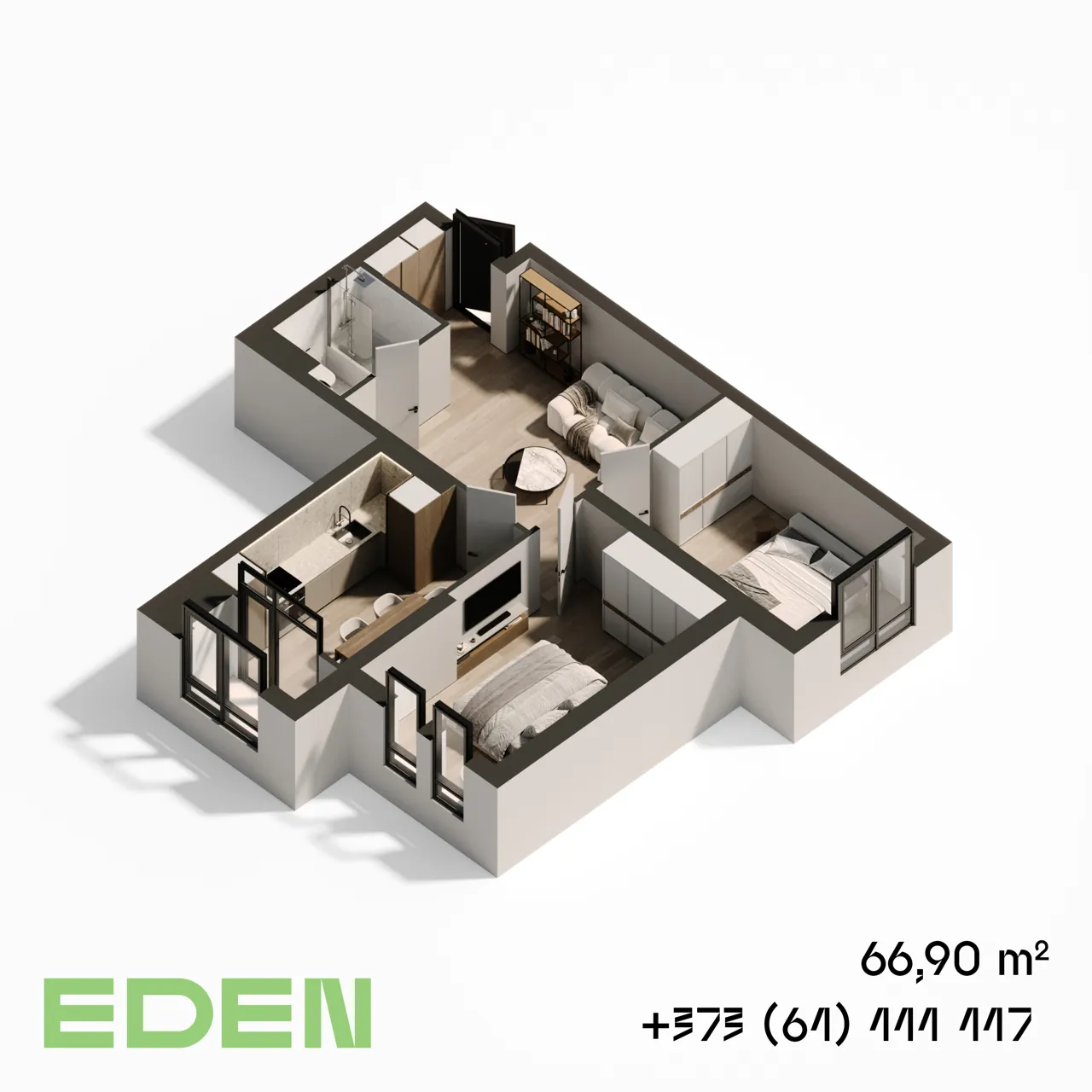 Eden: Инвестиция, которая становится ценнее с каждым этапом строительства