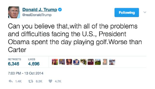 Определены 7 вредных привычек Обамы, которые есть и у Трампа