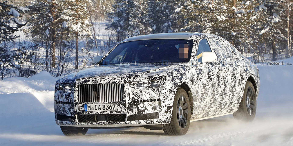 Новый Rolls-Royce Ghost заметили на тестах