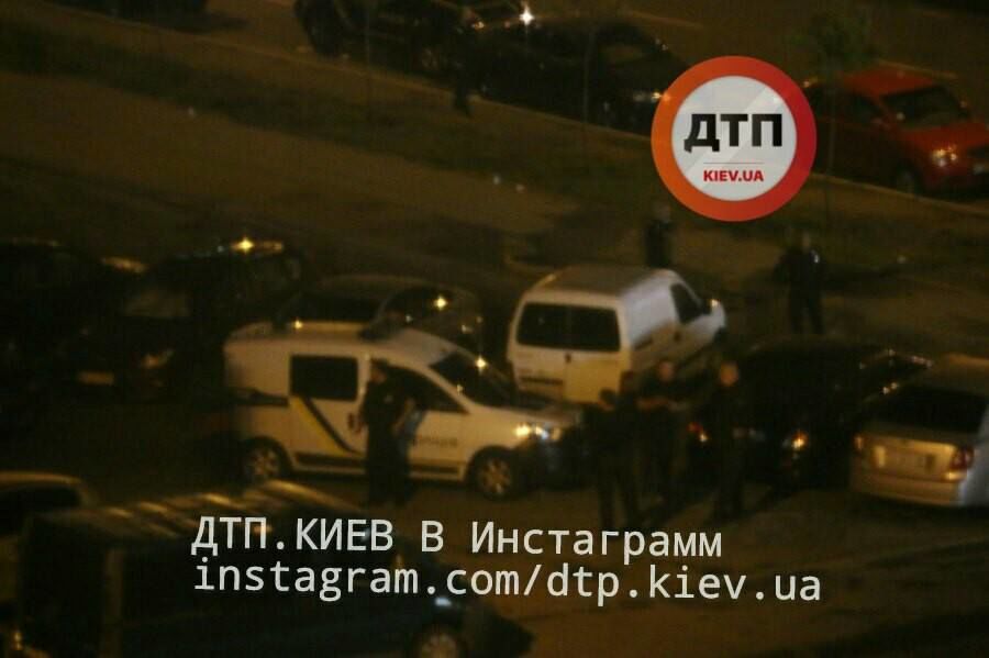 В Киеве выстрелили в лицо велосипедисту