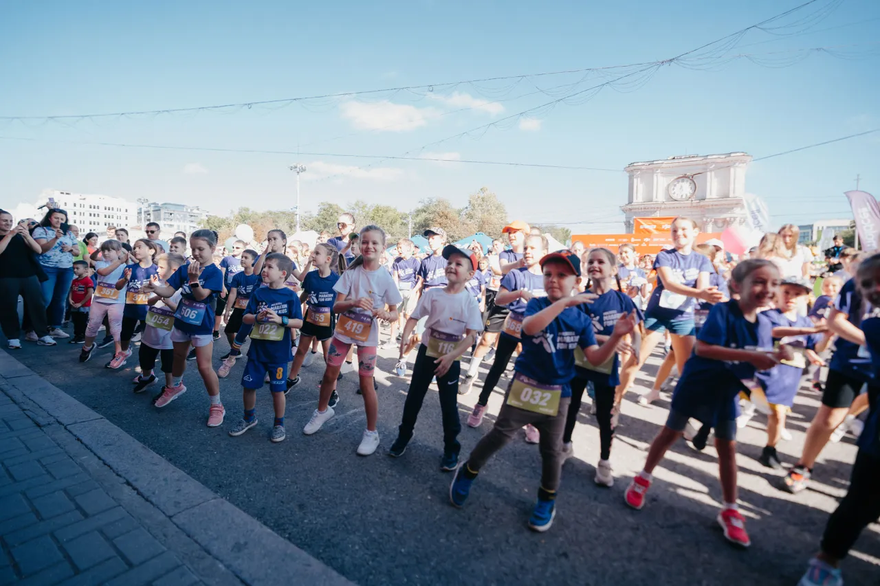 В центре Кишинева прошел Kids Marathon