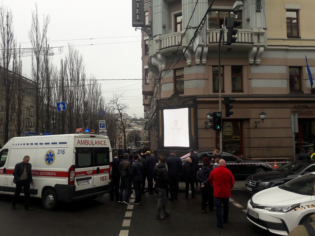 В центре Киева расстреляли двух человек