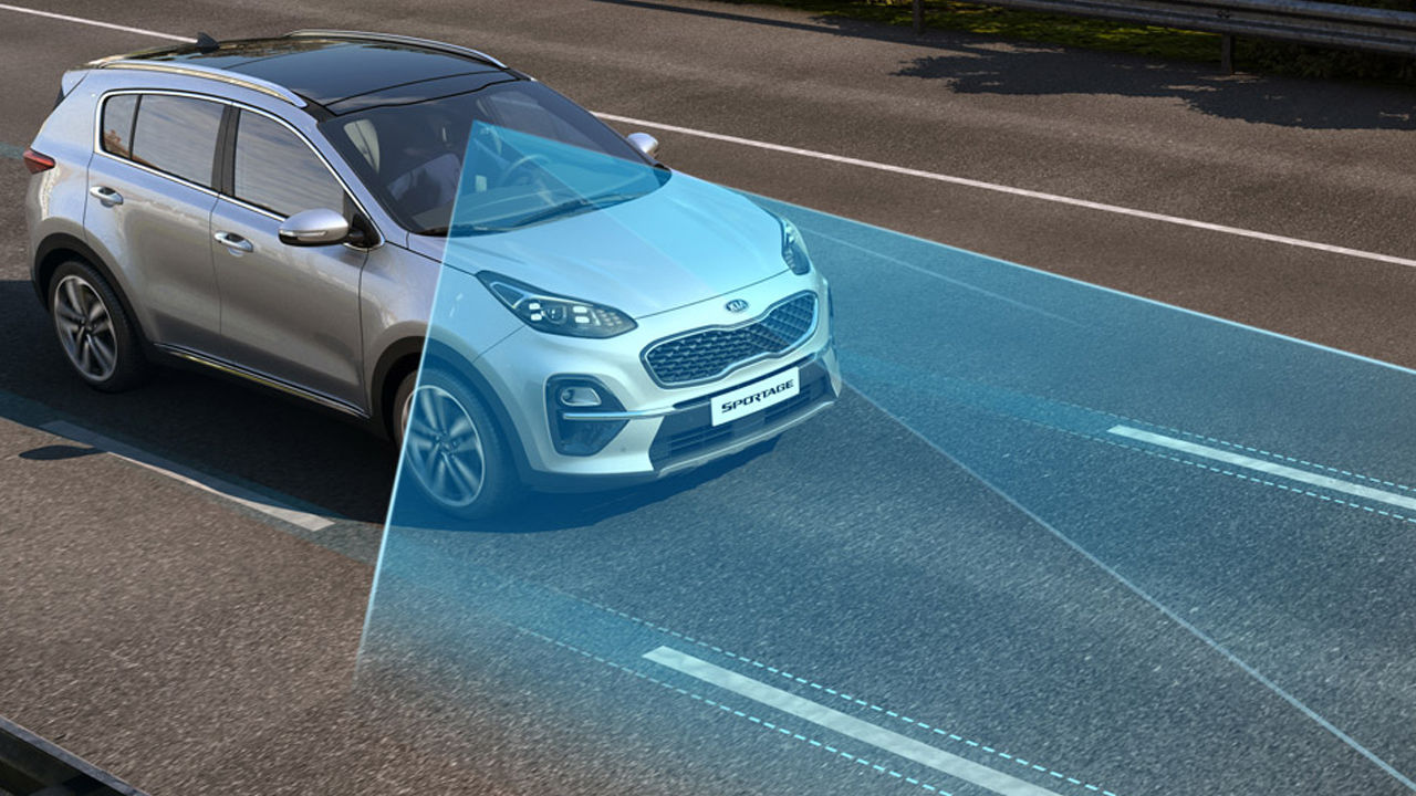 KIA Sportage оборудован для комфорта и безопасности