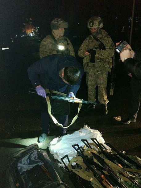 СБУ перехватило оружие, предназначенное для Майдана