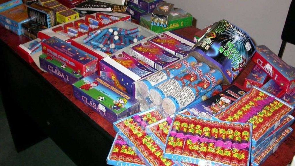В Кишиневе полиция выявила случаи незаконной продажи пиротехники