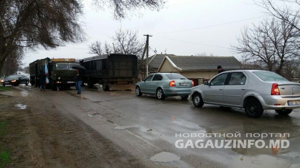В Комрате протестующие заблокировали трассу "Кишинев-Джурджулешты"