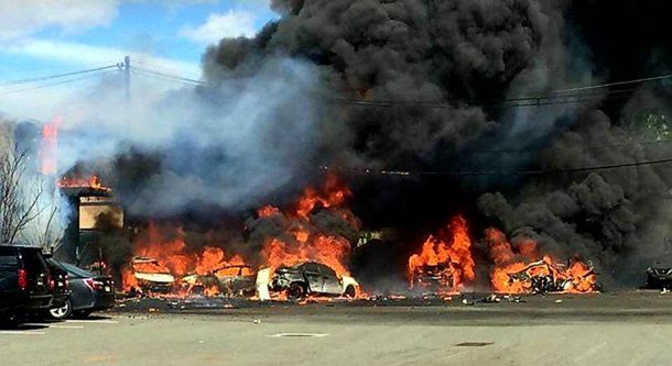 Возле Нью-Йорка разбился самолет, есть жертвы