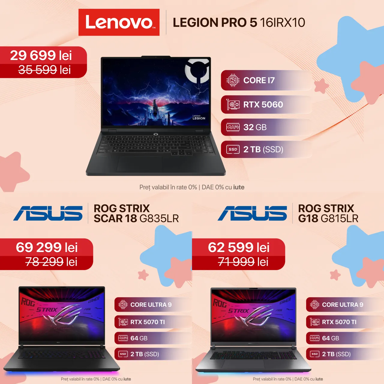 Xstore.md: Tot ce îți dorești, acum în rate cu 0% dobândă