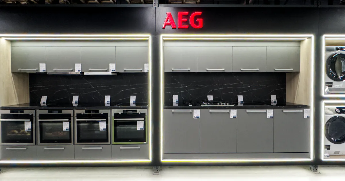 AEG и Electrolux объявляют об открытии бренд-зон в шоу-руме бытовой техники и электроники ULTRA