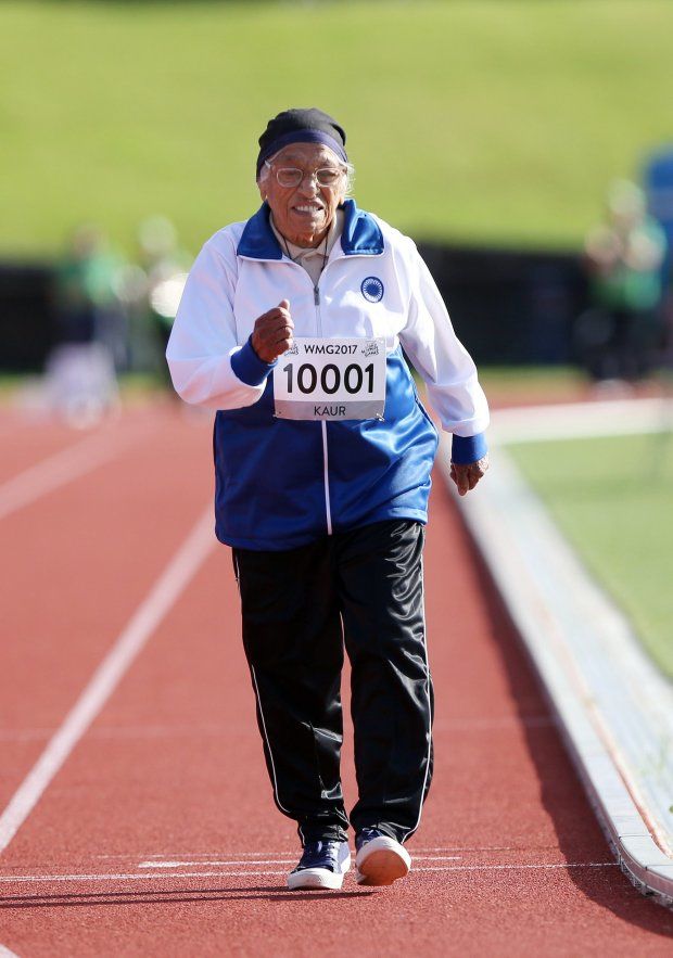 La 101 ani, medaliată cu aur pentru proba de sprint de 100 m