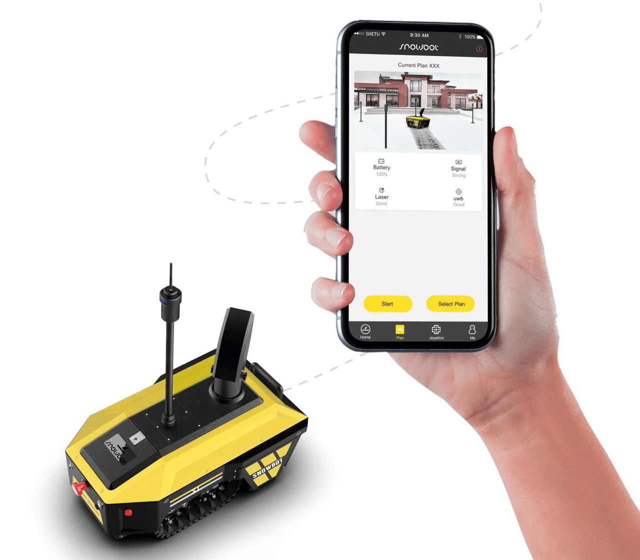 В США представлен автономный снегоуборщик Snowbol