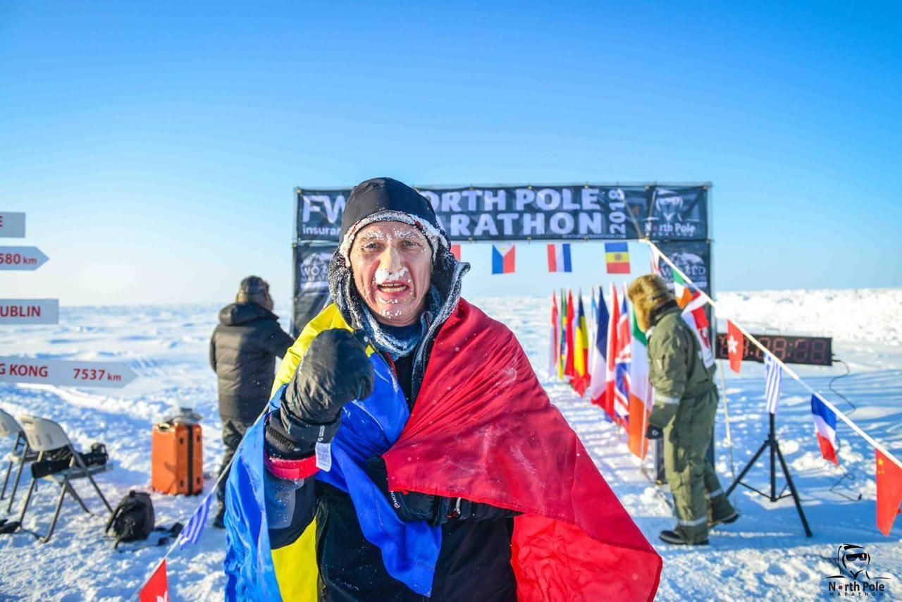 Молдаванин занял второе место на марафоне North Pole Marathon