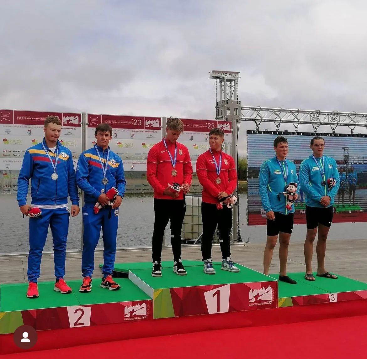 Каноисты из Молдовы завоевали серебро на чемпионате Европы среди молодежи