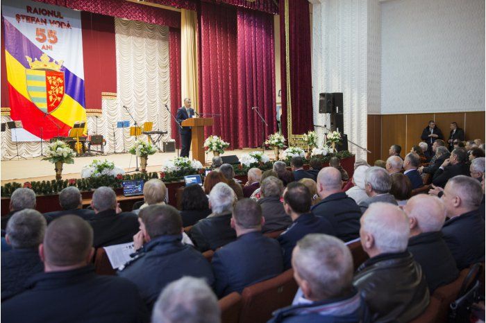 Кику поздравил жителей Штефан-Водского района с 55-летием его основания