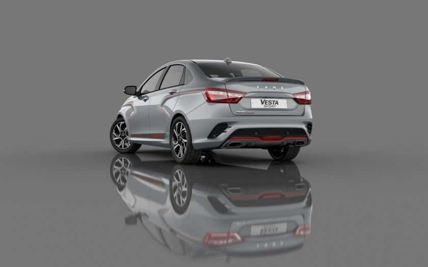 В Сети появились "живые" снимки спортивной версии Lada Vesta