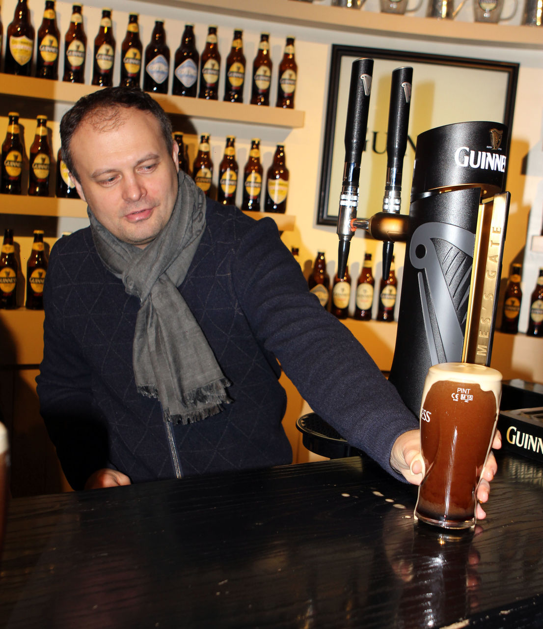 Спикер молдавского парламента посетил пивной завод Guinness
