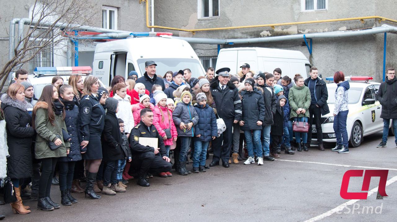 В Бельцком инспекторате полиции провели День открытых дверей