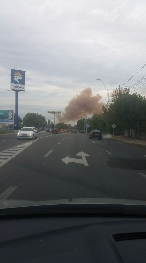Рыжее облако в Румынии напугало людей