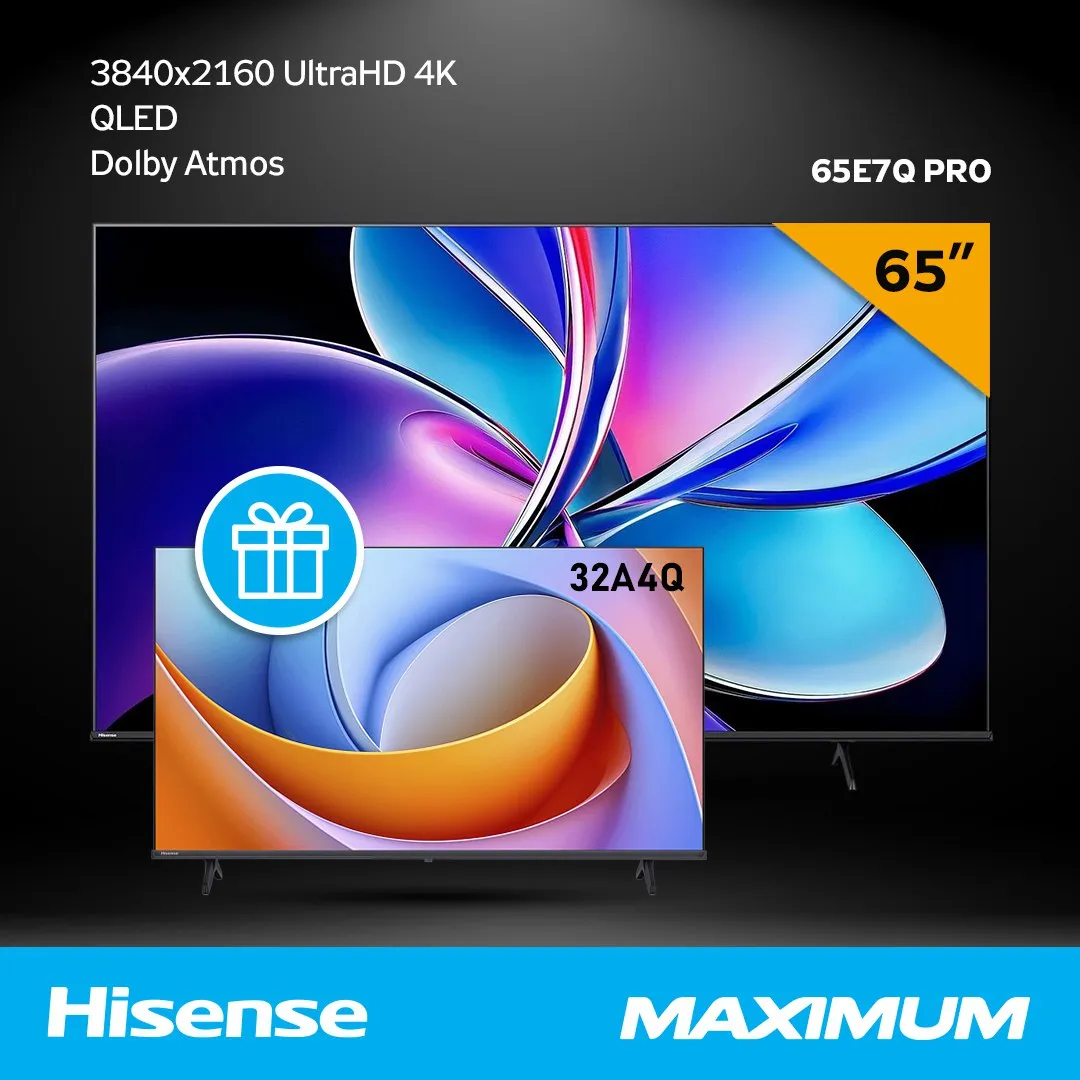 Maximum: Купи один телевизор Hisense - второй получи в подарок