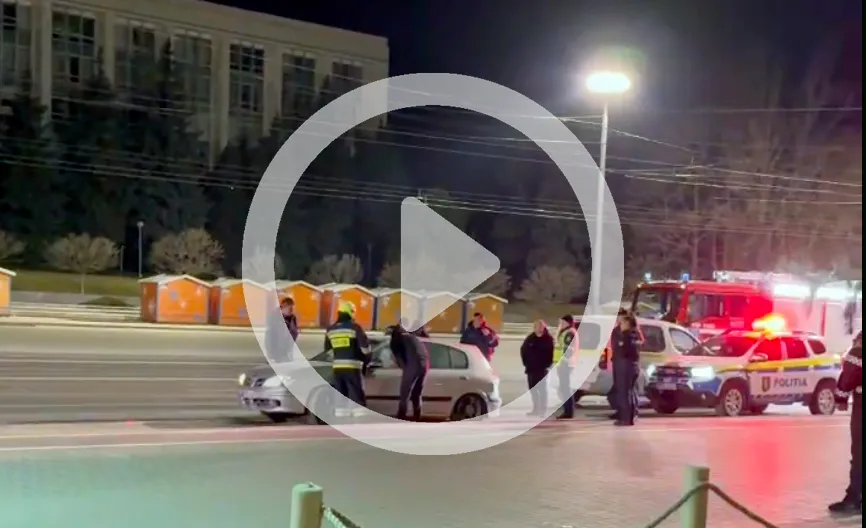 В Кишиневе произошла погоня полицейских за машиной с шестилетним ребенком