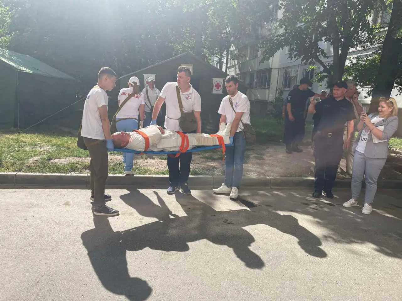 В столичном секторе Буюканы прошли учения по гражданской обороне