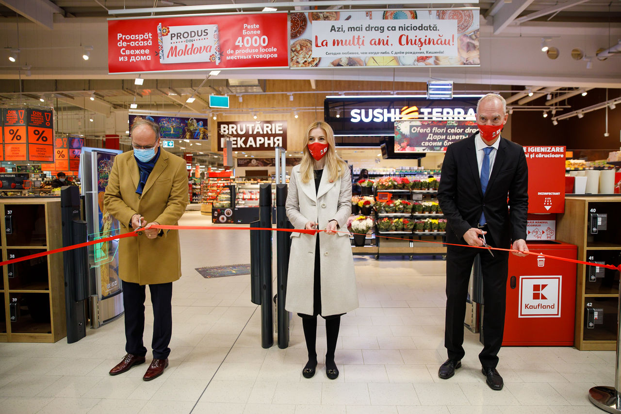 По случаю Храма города Kaufland открыл третий магазин в Кишиневе