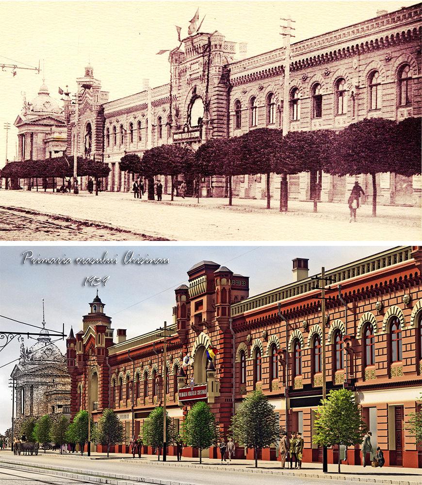 Создан проект Кишинева 1939 года в 3D визуализации