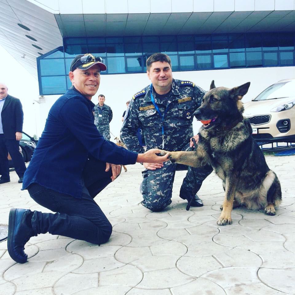 Газманов прибыл в Кишинев, в аэропорту его встретила служебная овчарка