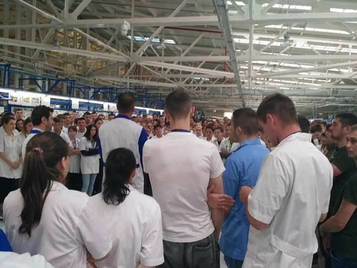 На крупном Кишиневском предприятии проходит забастовка рабочих