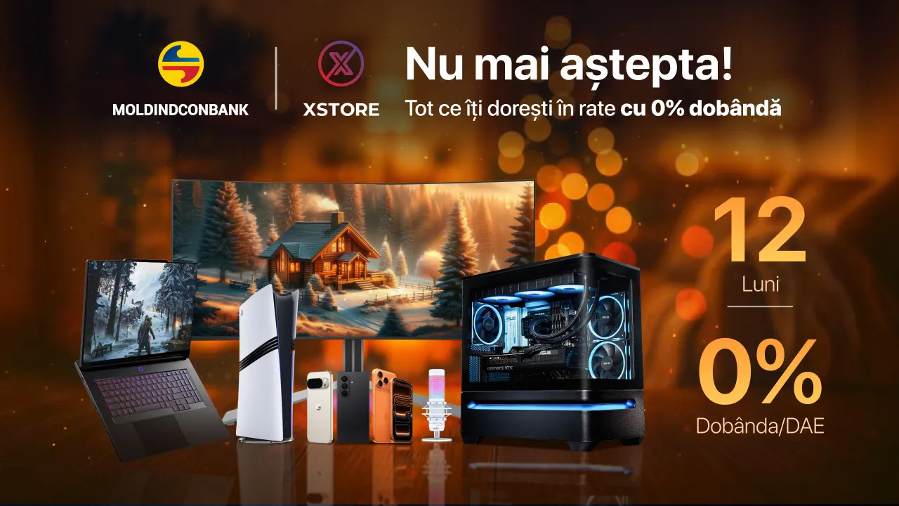 Xstore.md: Tot ce îți dorești, acum în rate cu 0% dobândă