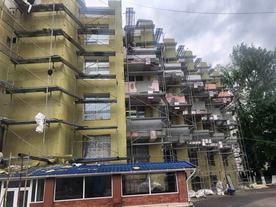 Здание детской городской больницы № 1 полностью утеплят