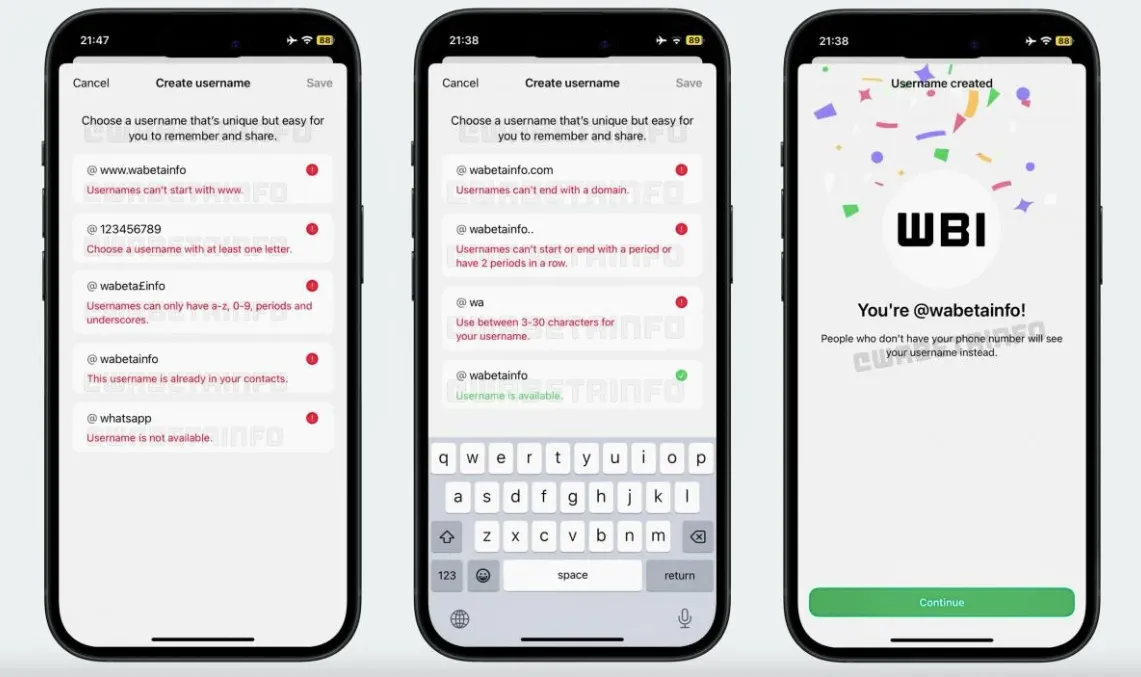 WhatsApp va introduce numele de utilizator, asemănătoare celor din Telegram